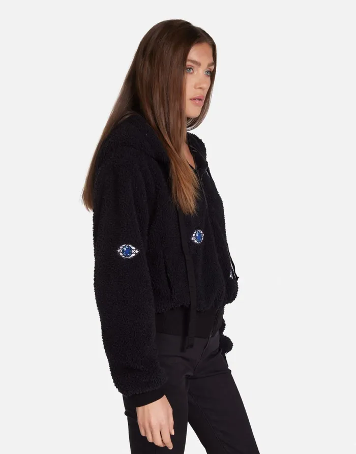 Lumi Sapphire Eye Black Women039s Lauren Moshi Jackets