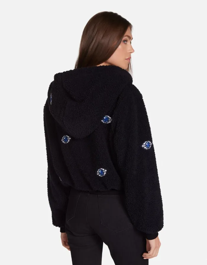 Lumi Sapphire Eye Black Women039s Lauren Moshi Jackets