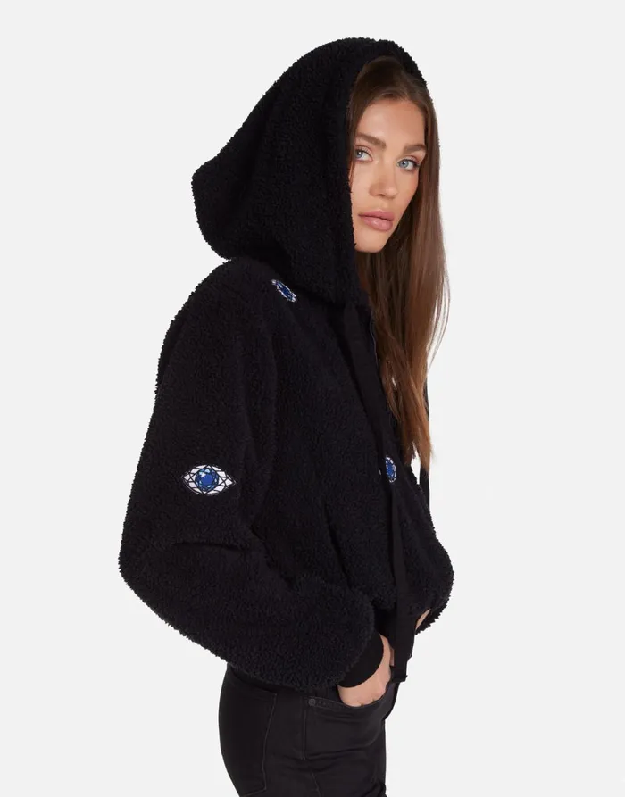 Lumi Sapphire Eye Black Women039s Lauren Moshi Jackets