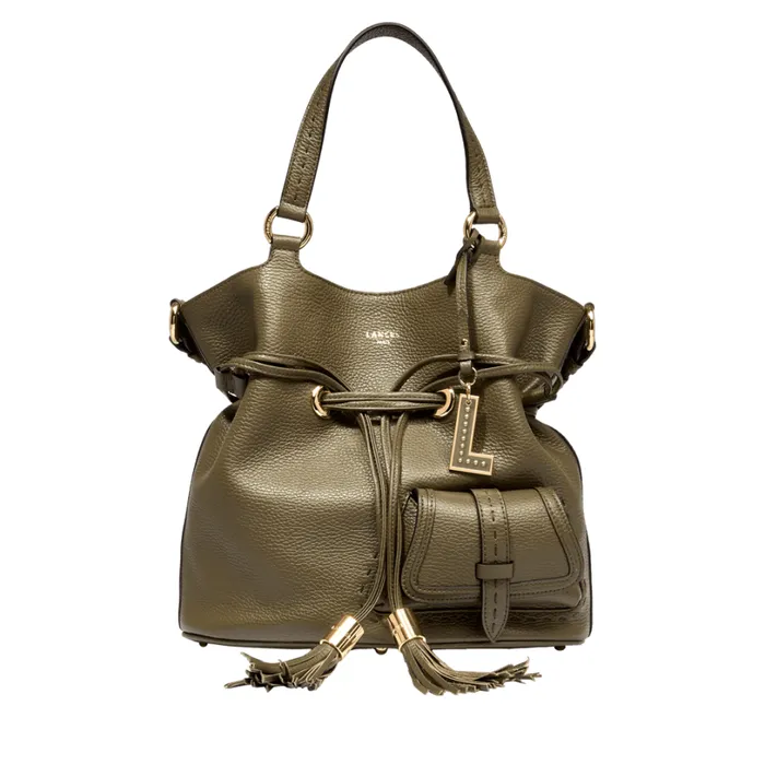 M Bucket Bag Dark Khakidark Khaki Women Lancel Bucket Bags