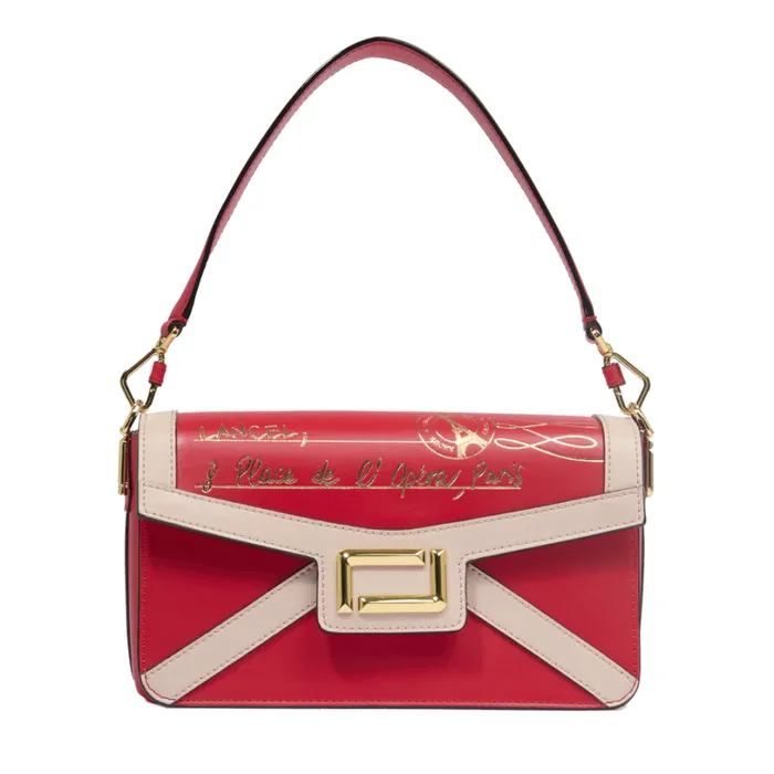 M Flap Bag Multico Kiss Red Women Lancel Hand Bags