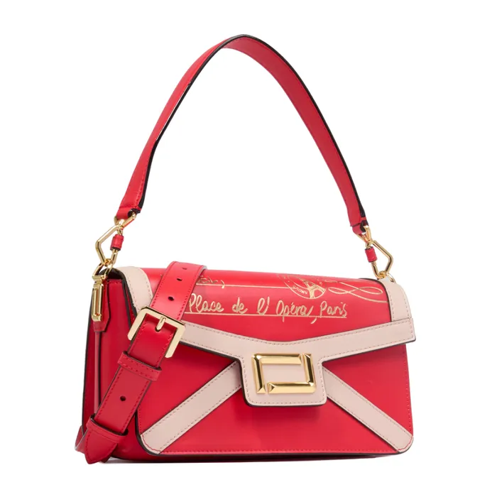 M Flap Bag Multico Kiss Red Women Lancel Hand Bags M Flap Bag Multico Kiss Red Women Lancel Hand Bags
