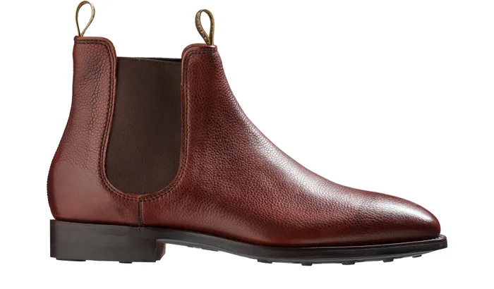 Mansfield 8211 Cherry Grain Men Barker Shoes Mens Boots