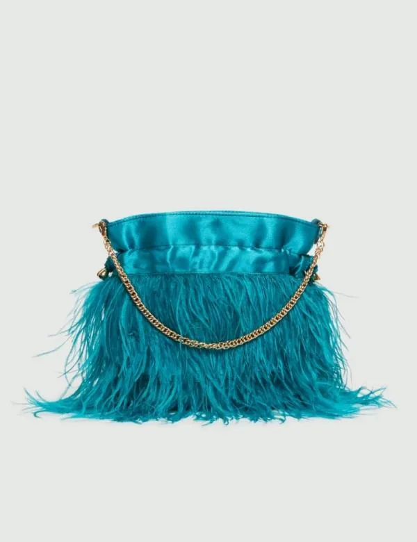 Marella Bags Women Featherdetail Bag Emerald