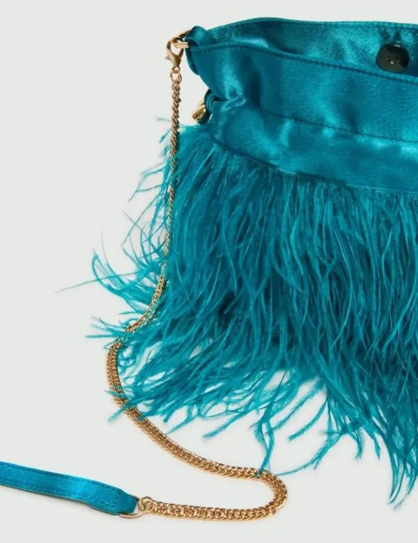 Marella Bags Women Featherdetail Bag Emerald