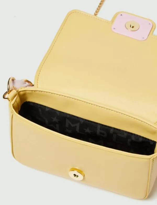 Marella Bags Women Flapover Bag Yellow