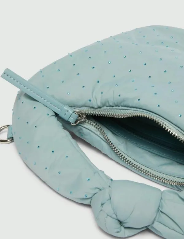Marella Bags Women Rhinestone Bag Light Blue