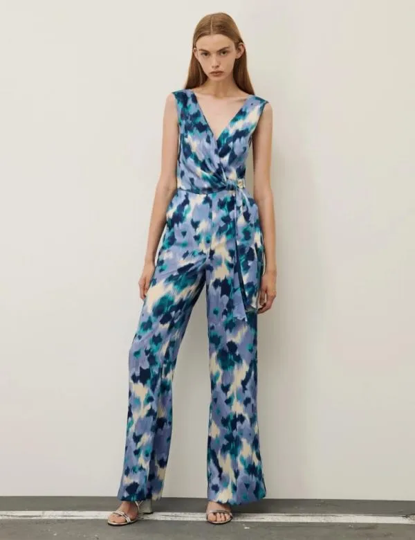 Marella Dresses Women Bowdetail Jumpsuit Lavender