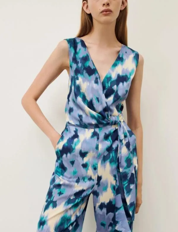 Marella Dresses Women Bowdetail Jumpsuit Lavender