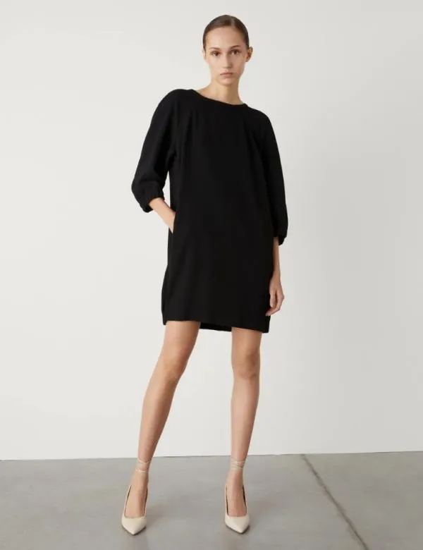 Marella Dresses Women Crepe Dress Black