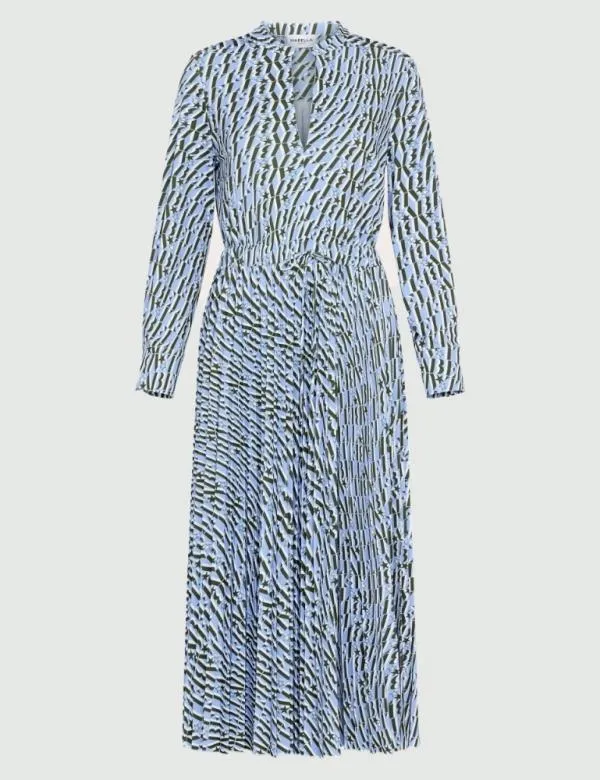 Marella Dresses Women Jersey Dress Light Blue