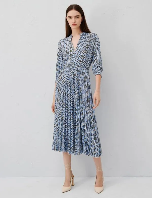 Marella Dresses Women Jersey Dress Light Blue