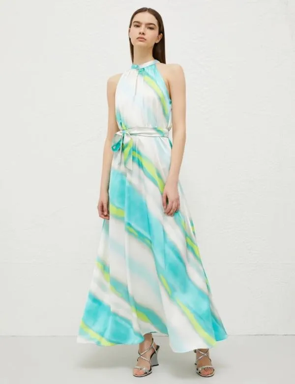 Marella Dresses Women Long Dress Aquamarine