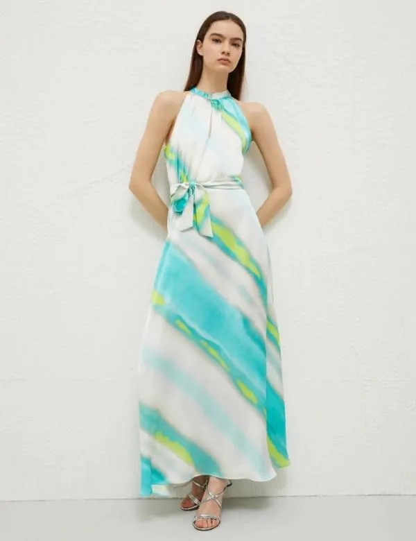 Marella Dresses Women Long Dress Aquamarine
