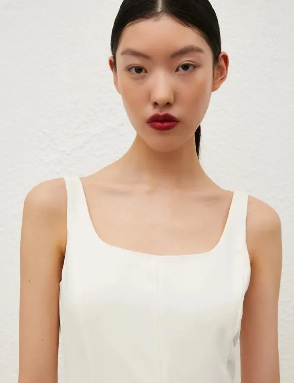 Marella Dresses Women Sleeveless Jumpsuit Wool White