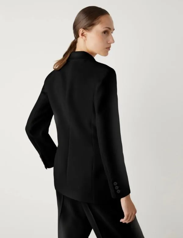 Marella Jackets Women Crepe Blazer Black