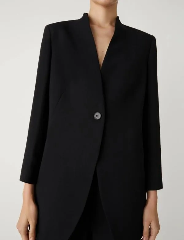 Marella Jackets Women Long Blazer Black