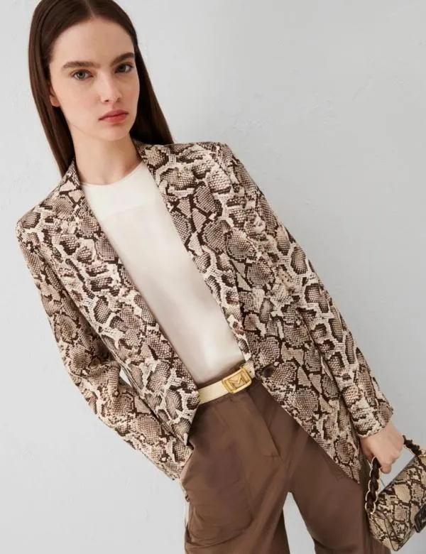 Marella Jackets Women Singlebreasted Blazer Natural