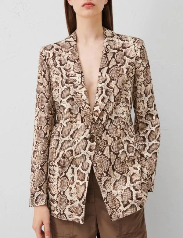 Marella Jackets Women Singlebreasted Blazer Natural