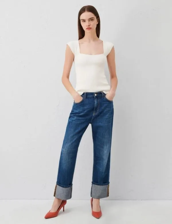 Marella Knitwear Women Knit Corset White