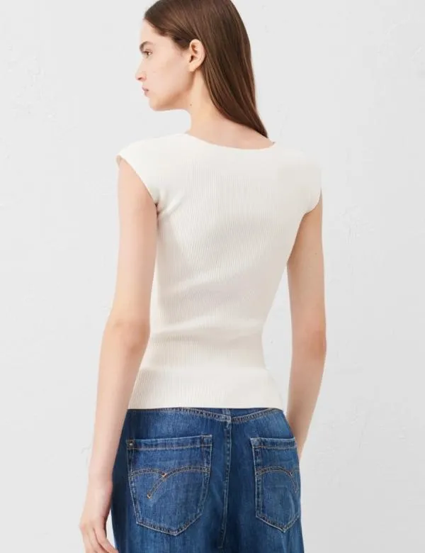 Marella Knitwear Women Knit Corset White