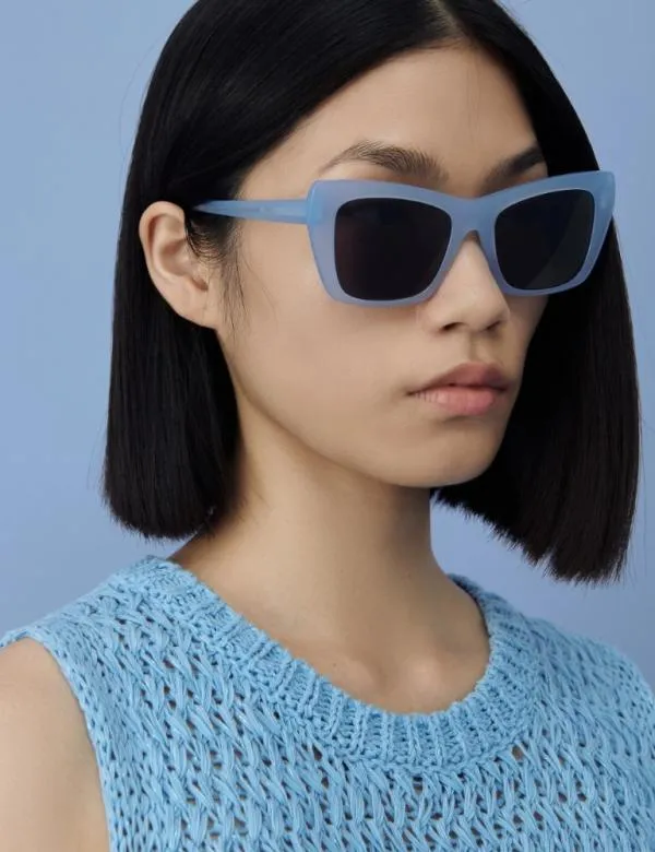 Marella Other Accessories Women Cateye Sunglasses Light Blue Marella Other Accessories Women Cateye Sunglasses Light Blue