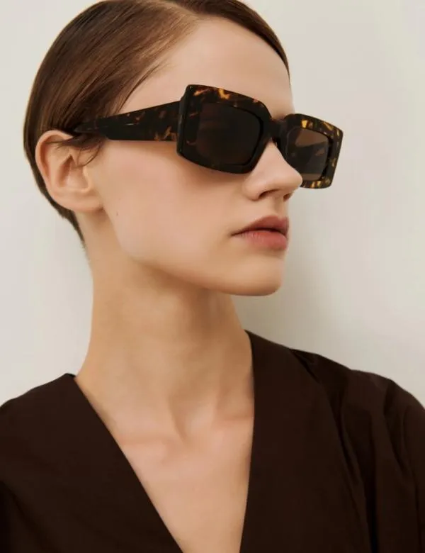 Marella Other Accessories Women Square Sunglasses Hazelnut Brown