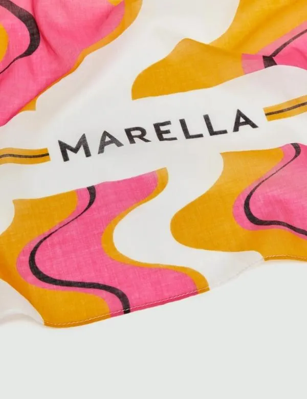 Marella Scarves And Foulard Women Patterned Stole Pink