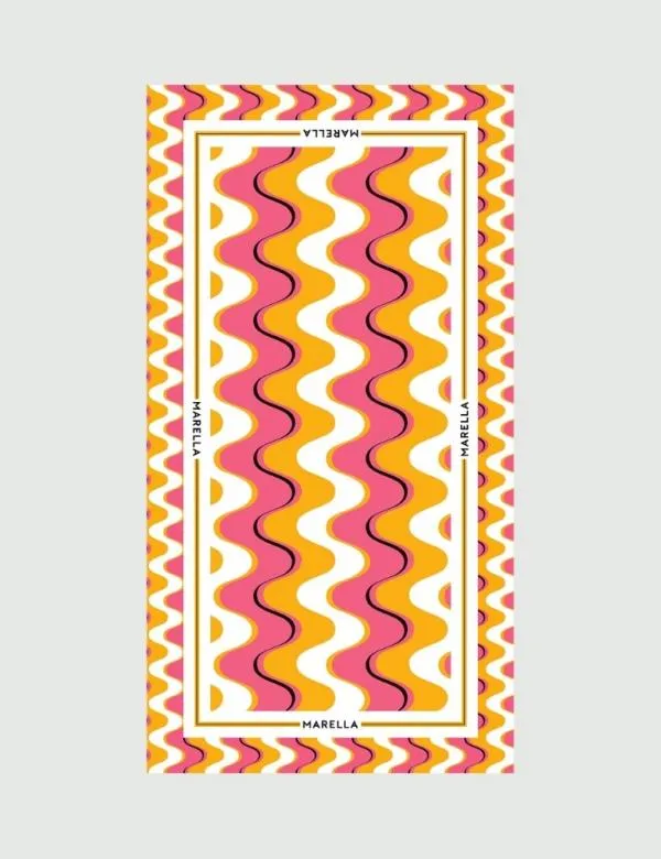 Marella Scarves And Foulard Women Patterned Stole Pink