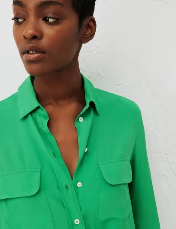 Marella Shirts Women Crepe Shirt Bright Green