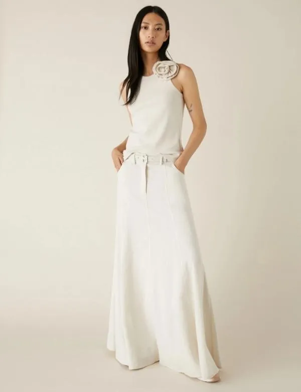 Marella Tops And TShirt Women Ribknit Top Wool White