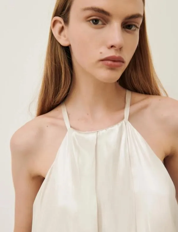 Marella Tops And TShirt Women Satin Top White