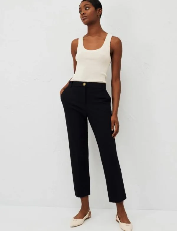 Marella Trousers Women Chino Trousers Navy