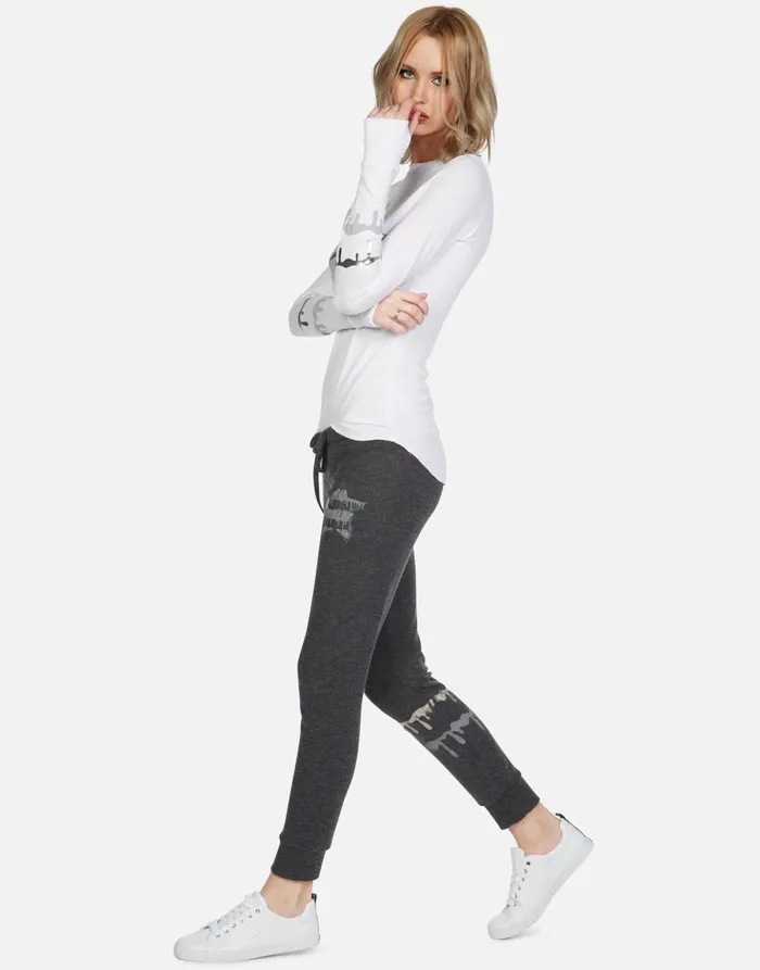 McKinley Dripping Star White Women039s Lauren Moshi Long Sleeve