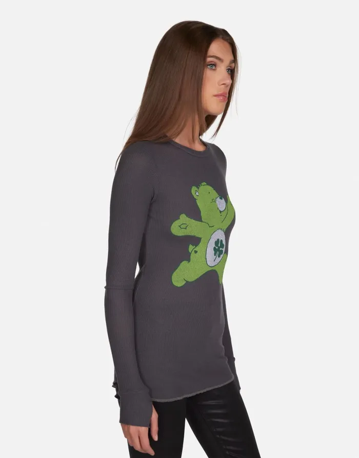 McKinley Good Luck Bear Light Onyx Women039s Lauren Moshi Long Sleeve