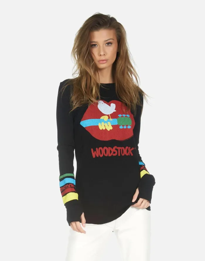 McKinley Woodstock Lip Black Women039s Lauren Moshi Long Sleeve