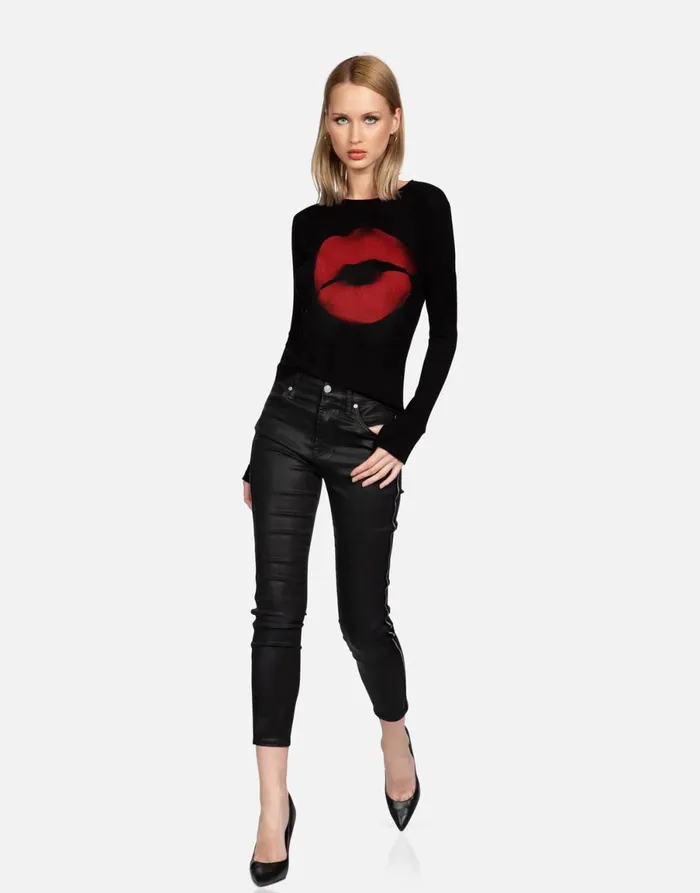 McKinley X Spray Kiss Black Women039s Lauren Moshi Long Sleeve