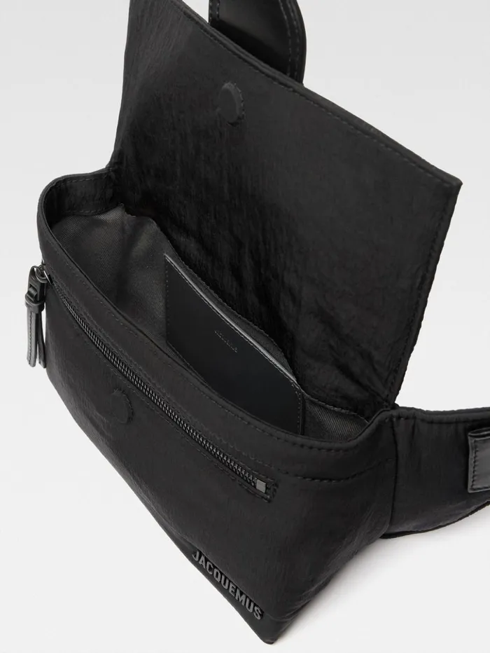 Men Bags JACQUEMUS The Bambino Bum Bag Black