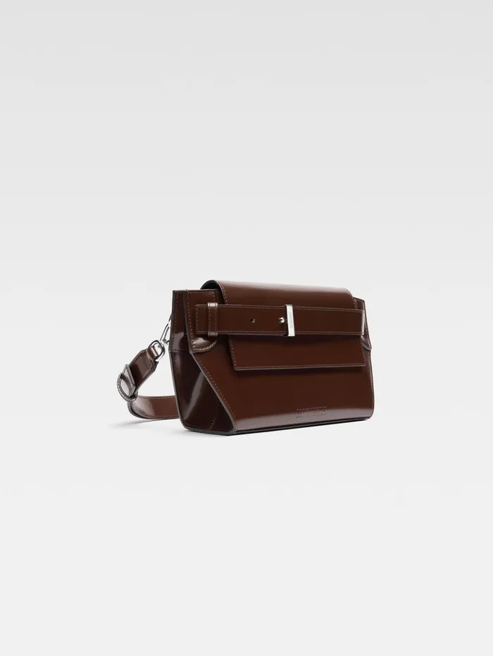 Men Bags JACQUEMUS The Capri Messenger Bag Midnight Brown Men Bags JACQUEMUS The Capri Messenger Bag Midnight Brown