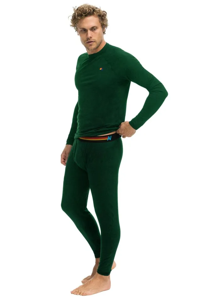 Men Base Layers Aviator Nation THERMAL BASE LAYER BOTTOM 8211 FOREST