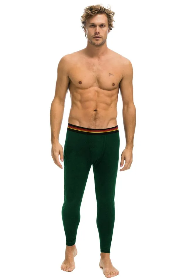 Men Base Layers Aviator Nation THERMAL BASE LAYER BOTTOM 8211 FOREST