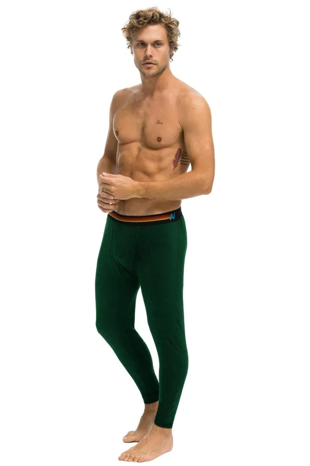 Men Base Layers Aviator Nation THERMAL BASE LAYER BOTTOM 8211 FOREST