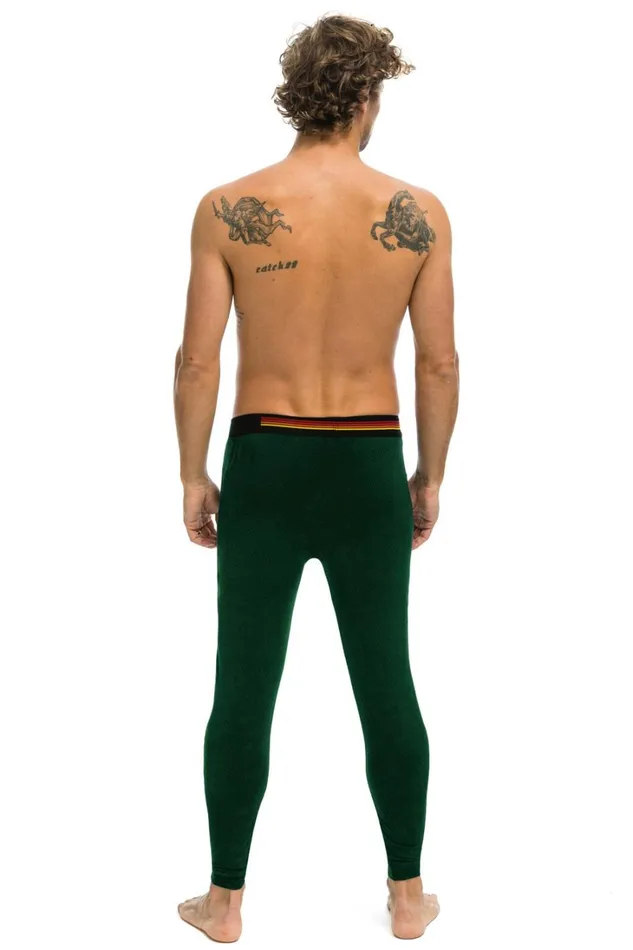 Men Base Layers Aviator Nation THERMAL BASE LAYER BOTTOM 8211 FOREST