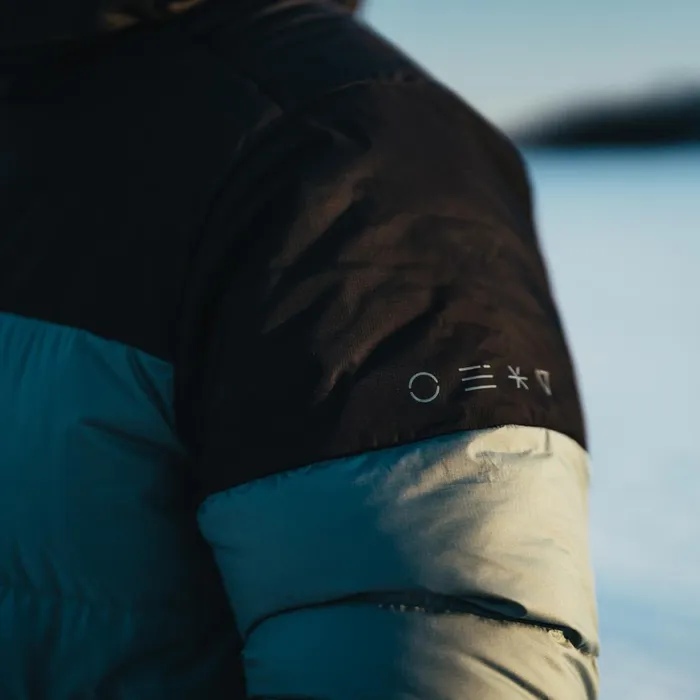 Men Bergans Of Norway Coats And Parkas Oslo Urban Down Parka Grey Sage Black
