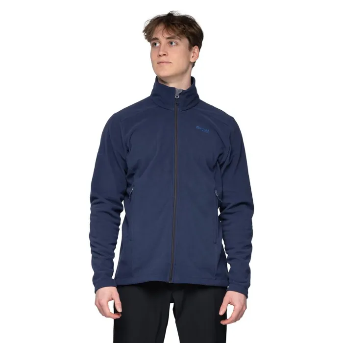Men Bergans Of Norway Fleece Finnsnes Fleece Jacket Navy Blue