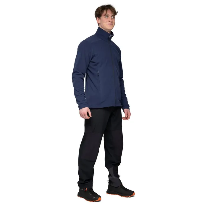 Men Bergans Of Norway Fleece Finnsnes Fleece Jacket Navy Blue