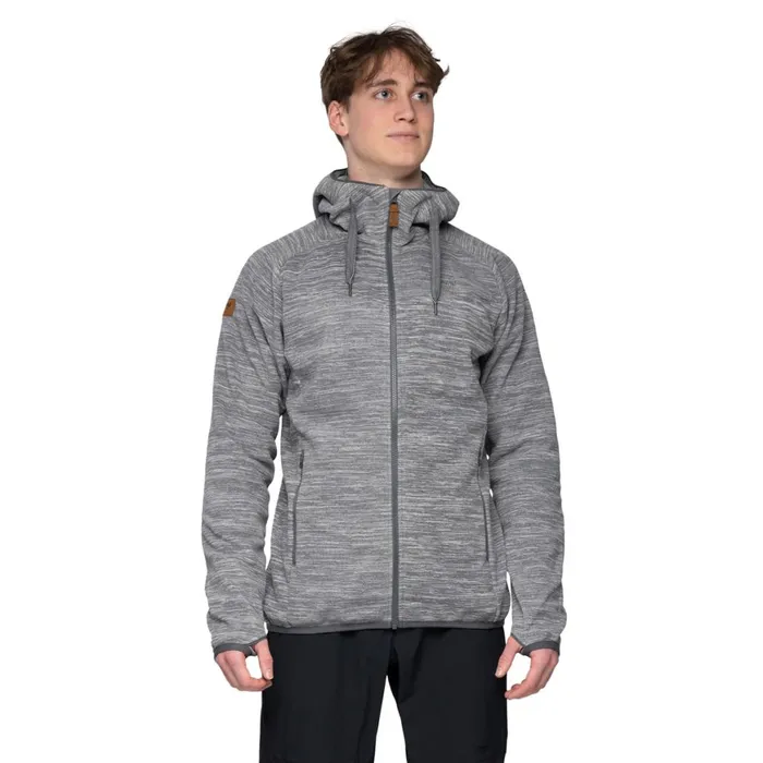 Men Bergans Of Norway Fleece Hareid Fleece Jacket Aluminium