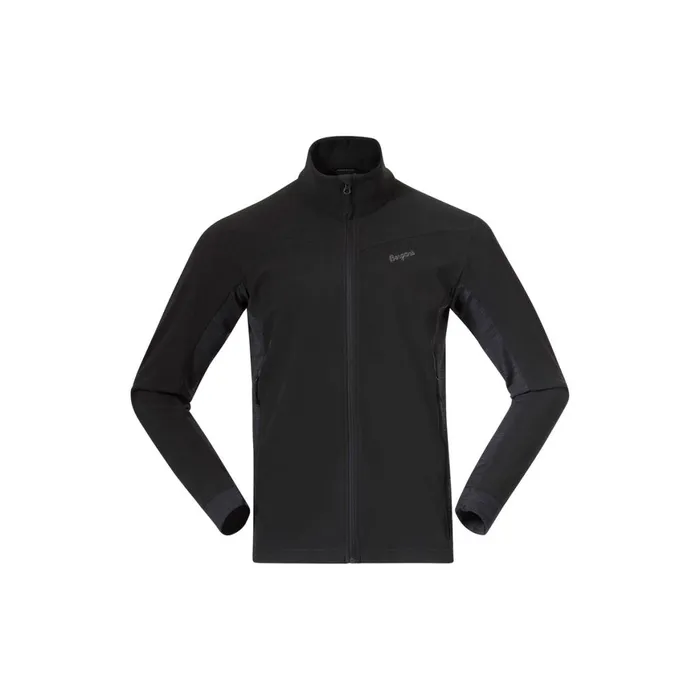 Men Bergans Of Norway Fleece Rabot Fleece Midlayer Jacket Black
