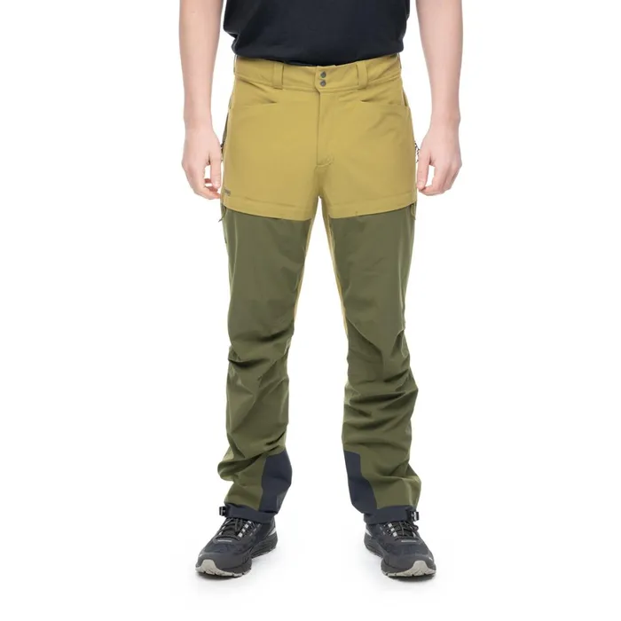 Men Bergans Of Norway Hiking Pants Bekkely Hybrid Pants Olive Green Dark Olive Green