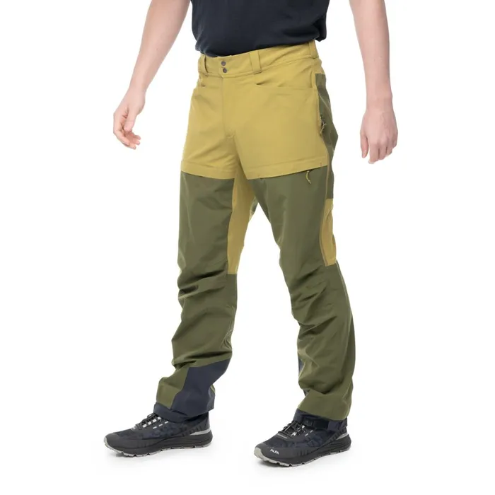 Men Bergans Of Norway Hiking Pants Bekkely Hybrid Pants Olive Green Dark Olive Green